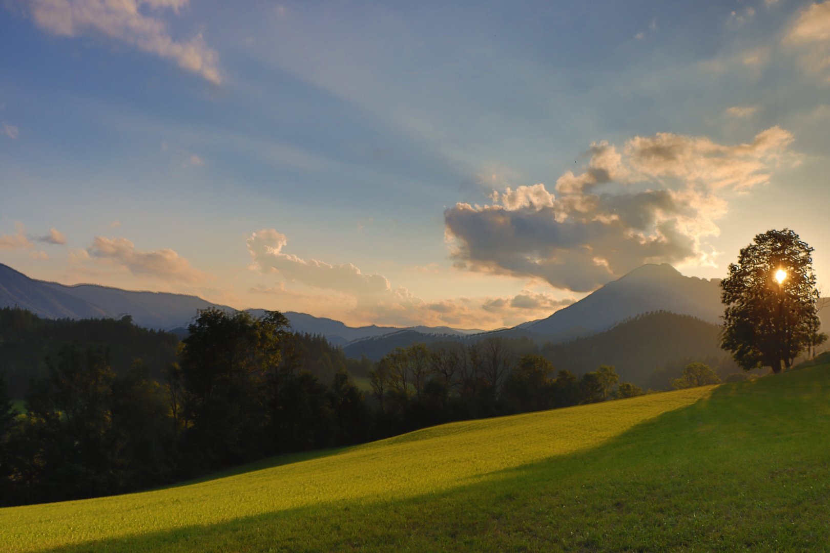 Abend im Ötscherland