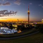 Abend im Olympiapark München