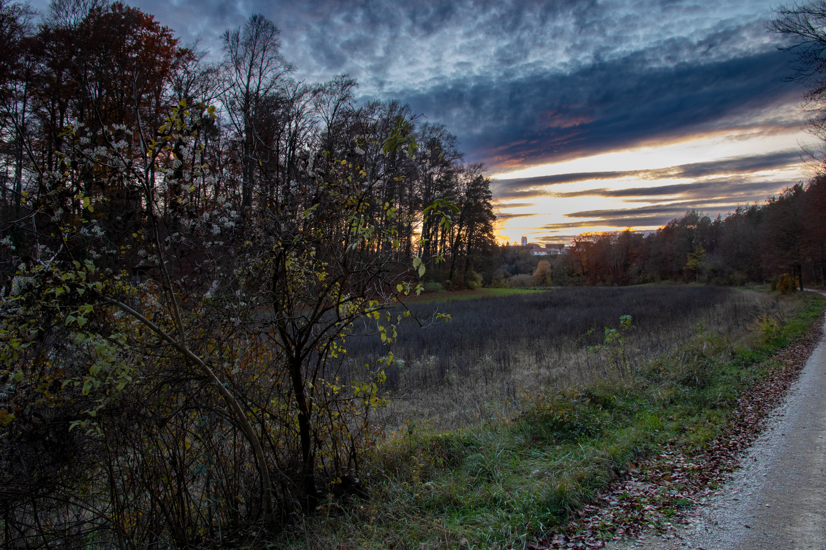 Abend im Spätherbst