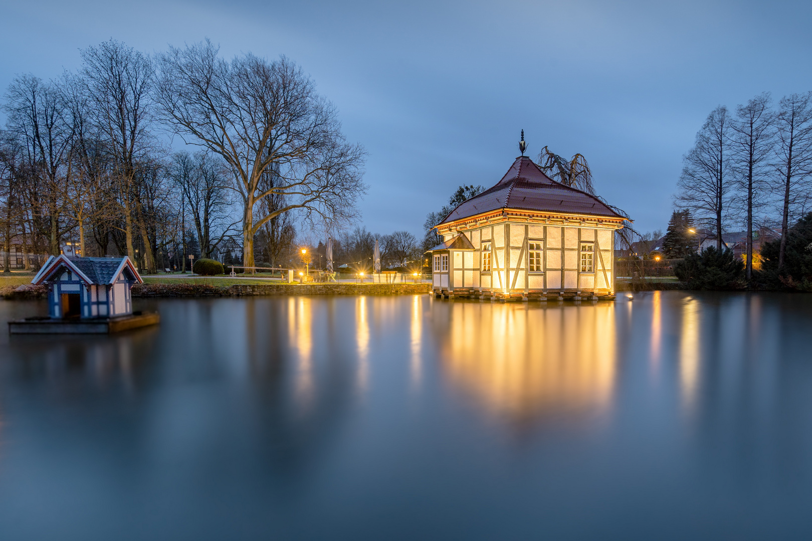 Abend im Stadtpark