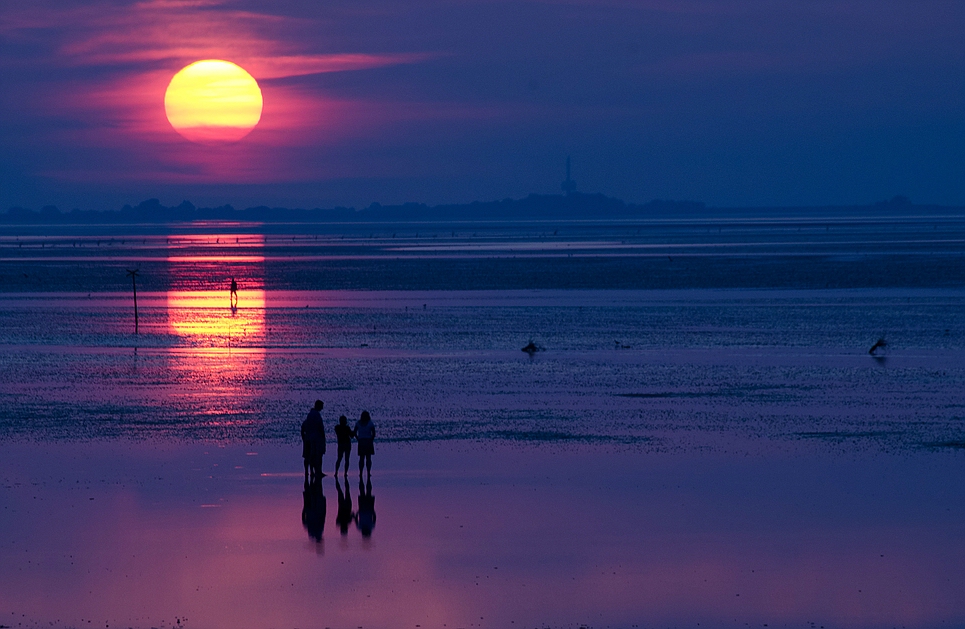 Abend im Wattenmeer