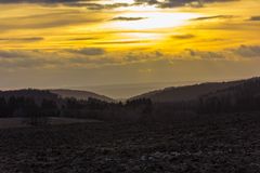 Abend im winterlichen Harz