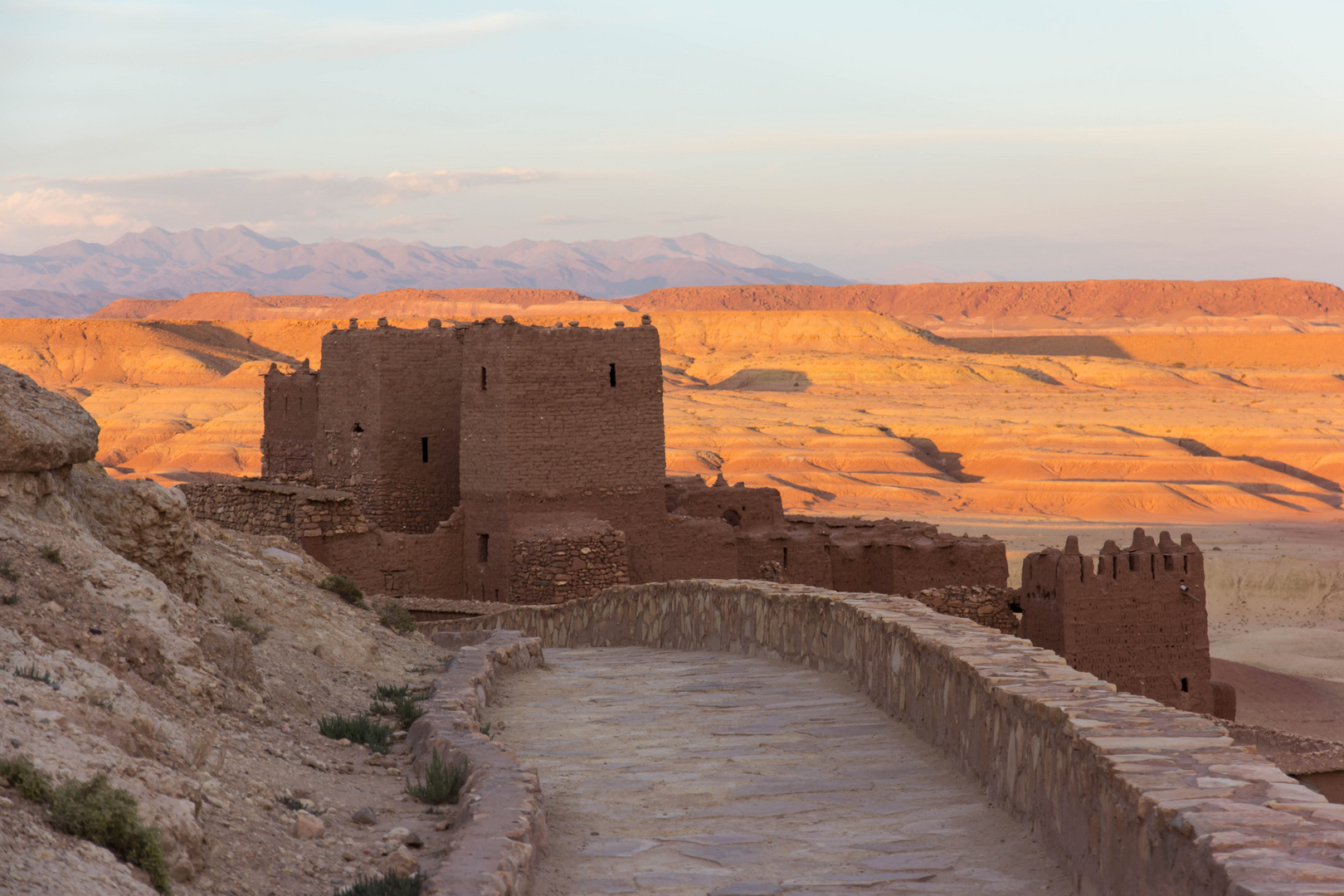 Abend in Ait Benhaddou