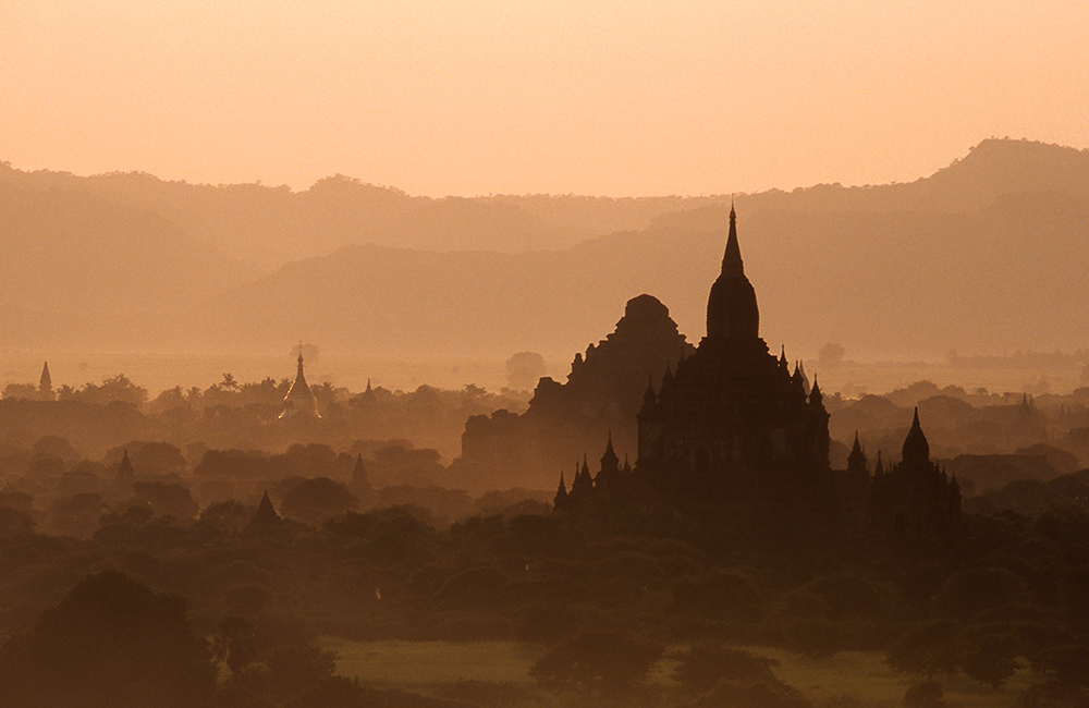 Abend in Bagan