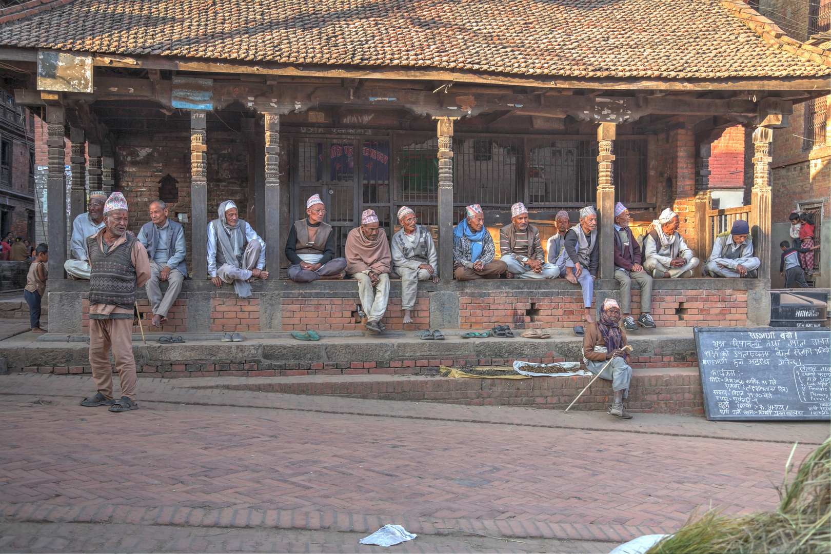 Abend in Bhaktapur