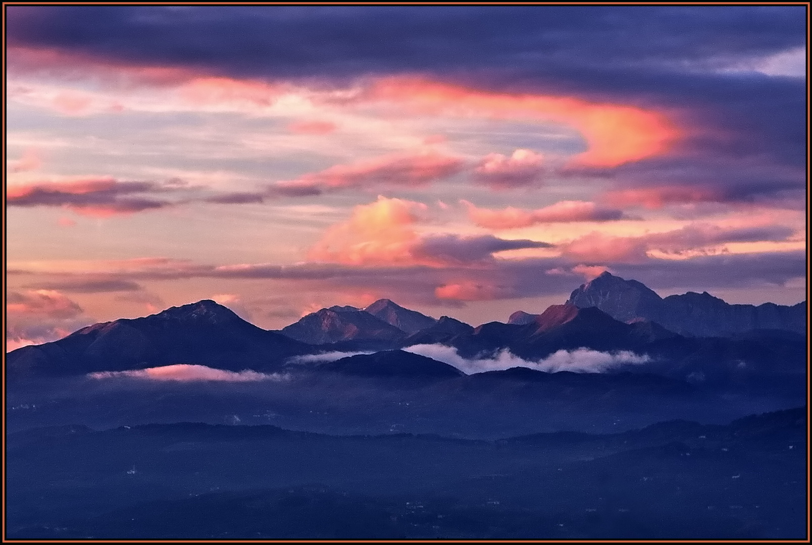 Abend in den Apuanischen Alpen I
