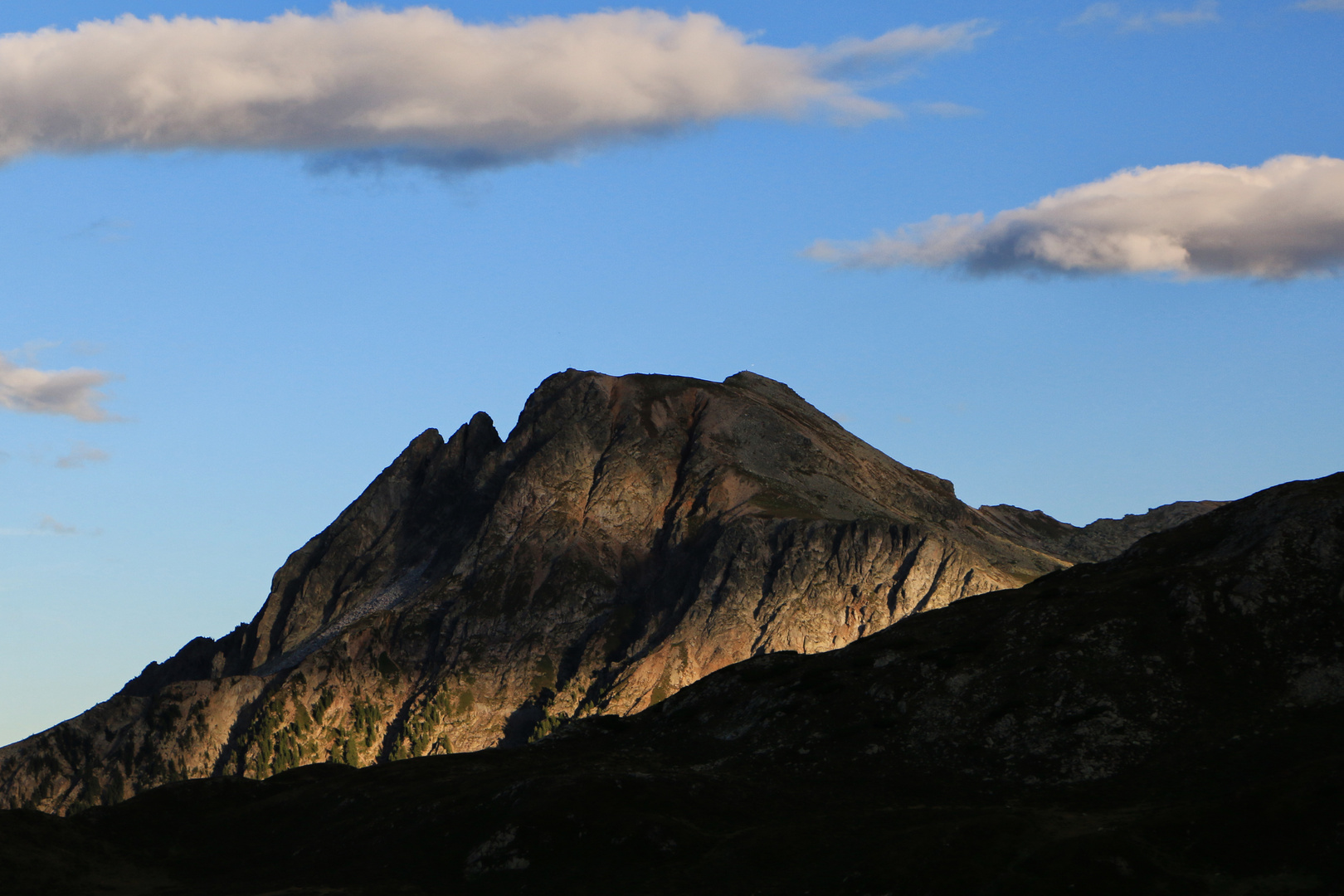 Abend in den Bergen