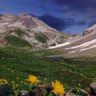 Abend in den Bündner Alpen