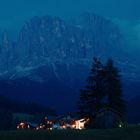 Abend in den Dolomiten