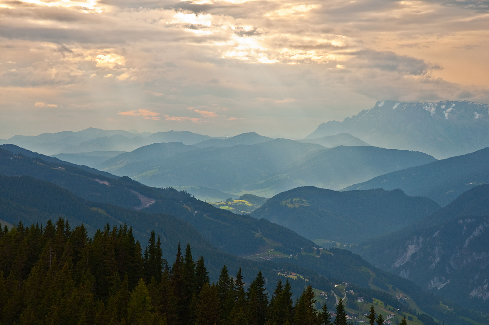 Abend in den Schladminger Alpen