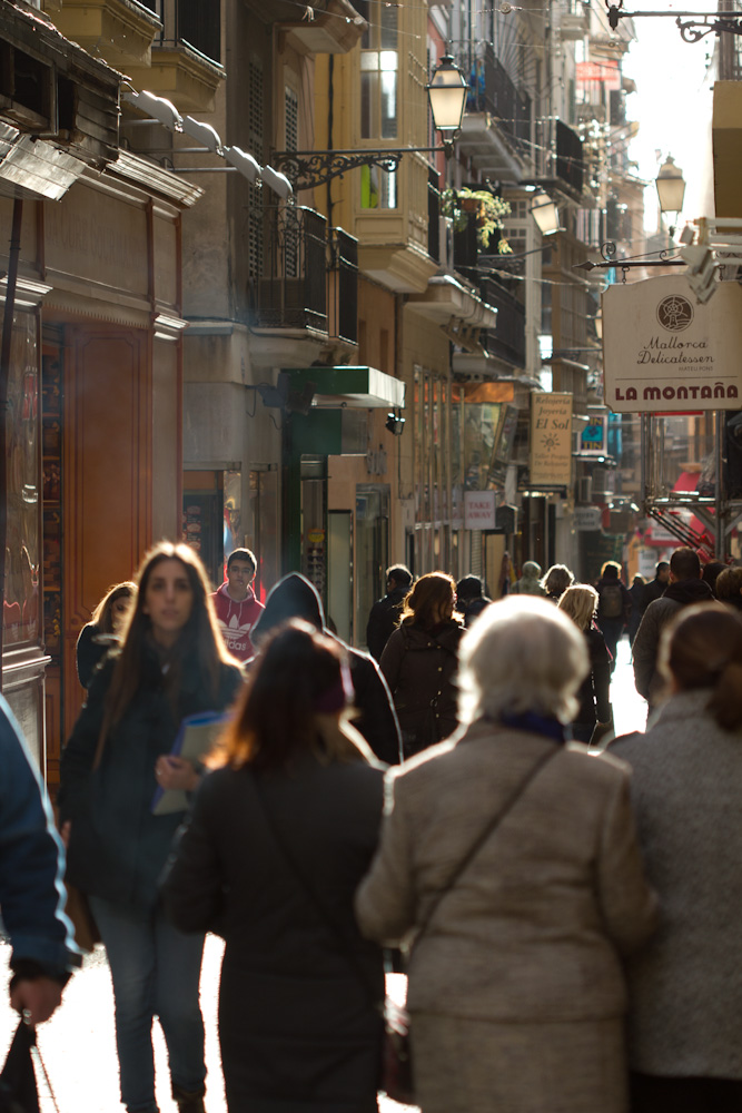 Abend in der Altstadt von Palma