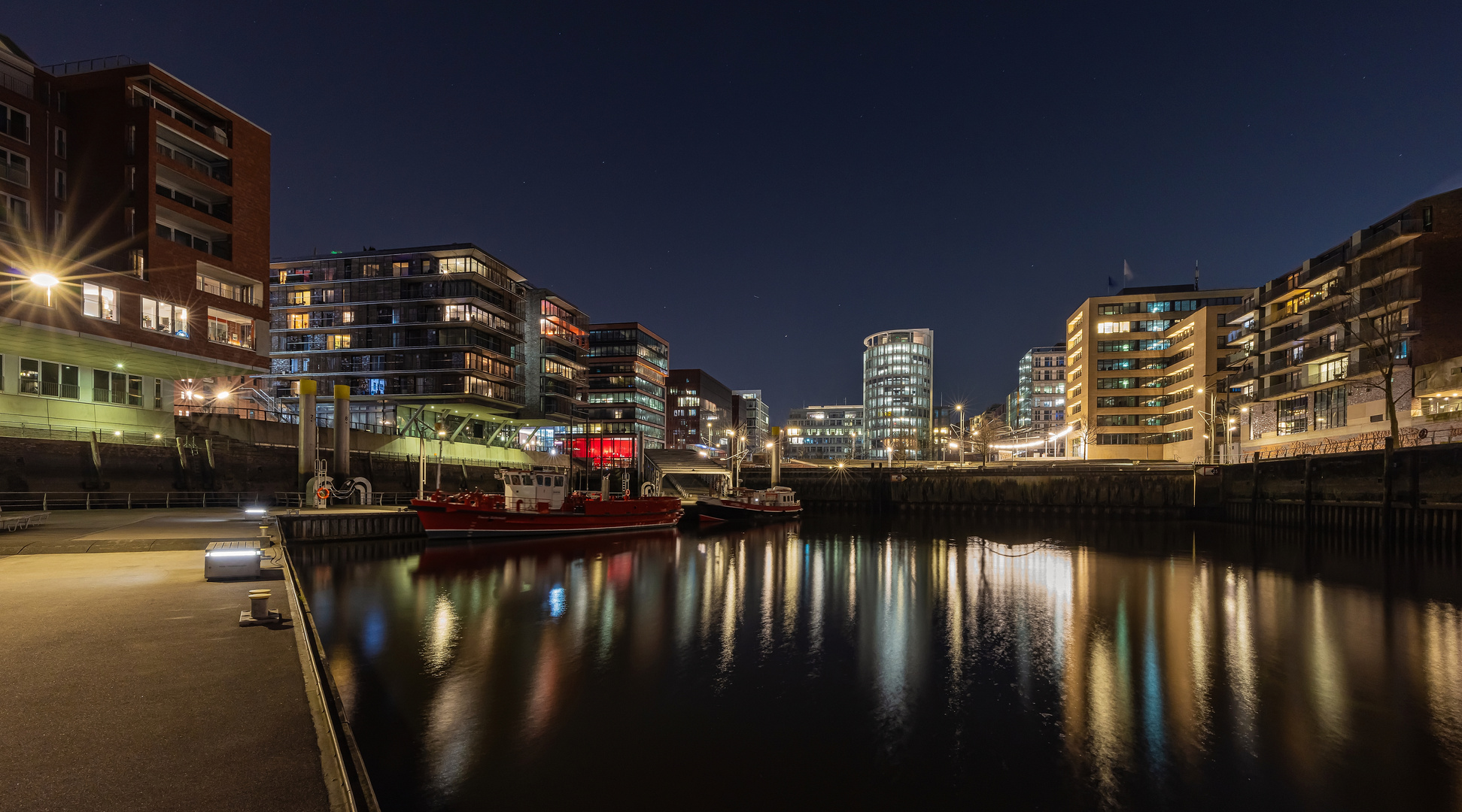 Abend in der Hafencity