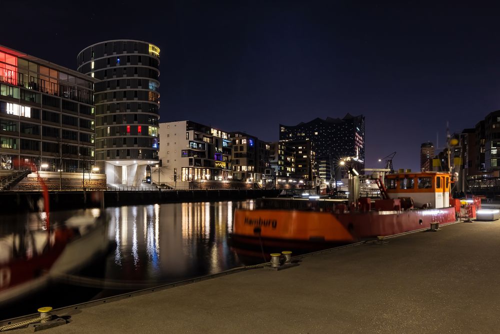 Abend in der Hafencity