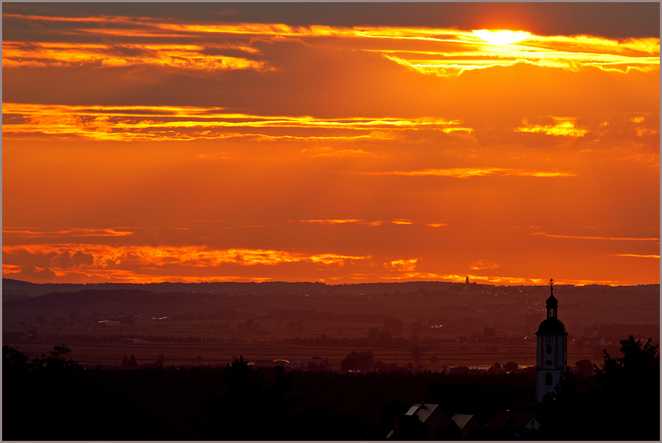 ... abend in der Heimat ...