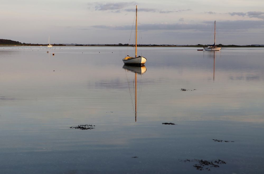 Abend in der Helnäs Bucht