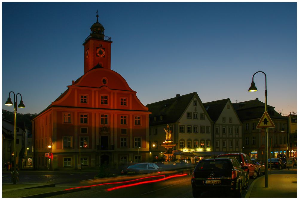 Abend in der Kleinstadt