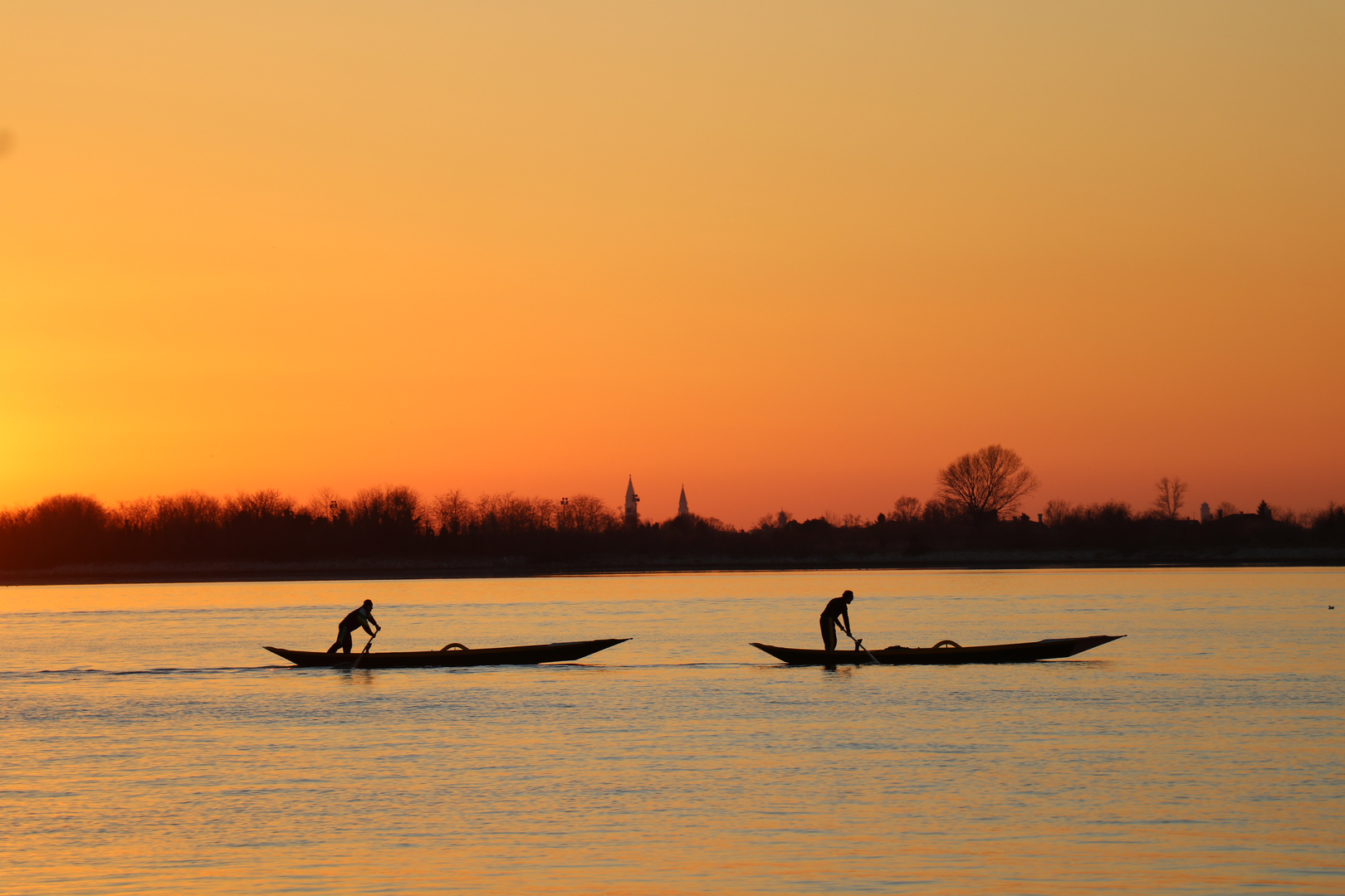 Abend in der Lagune