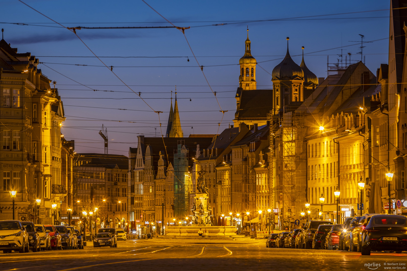 Abend in der Maxstraße