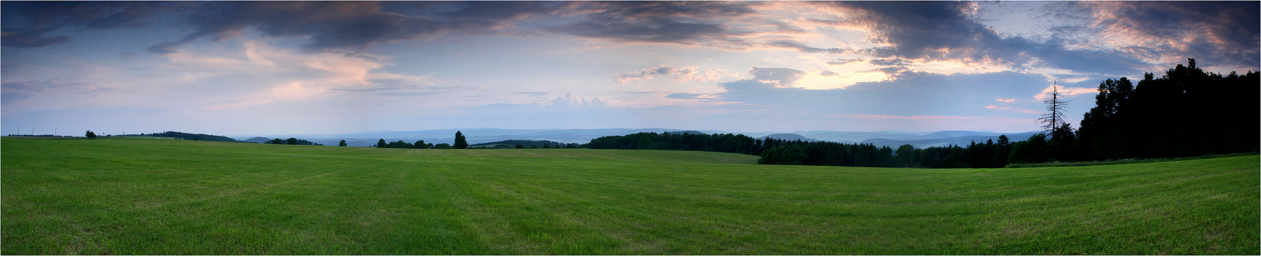 Abend in der Rhön