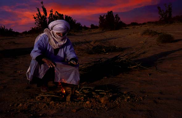 Abend in der Wüste