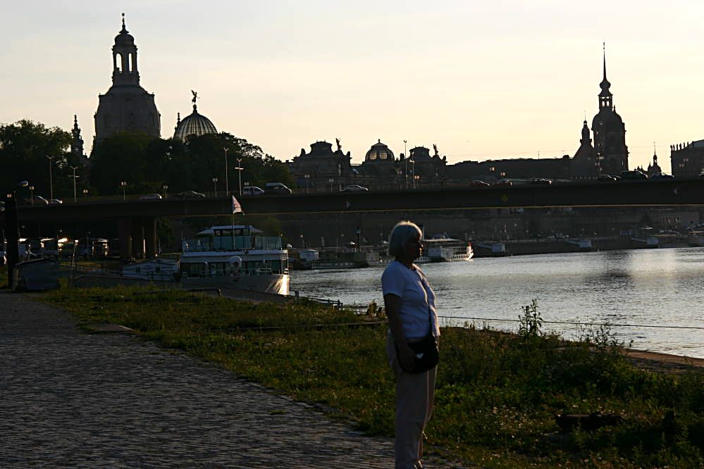 Abend in Dresden