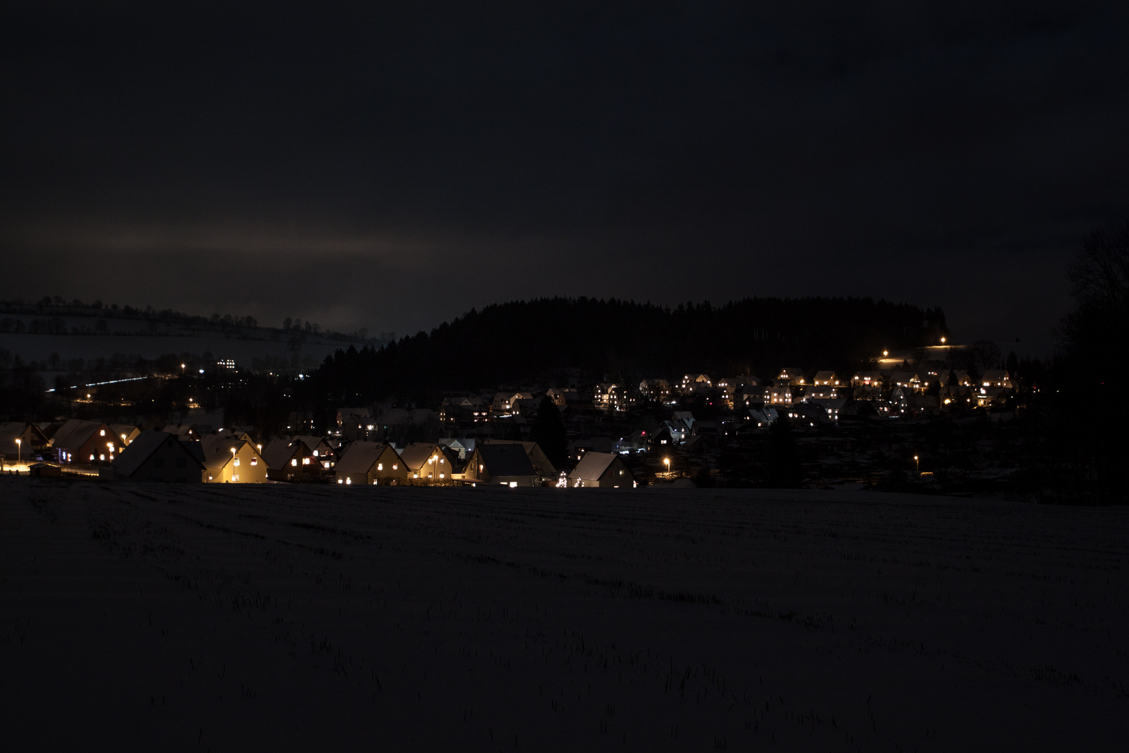 Abend in Ehrenfriedersdorf