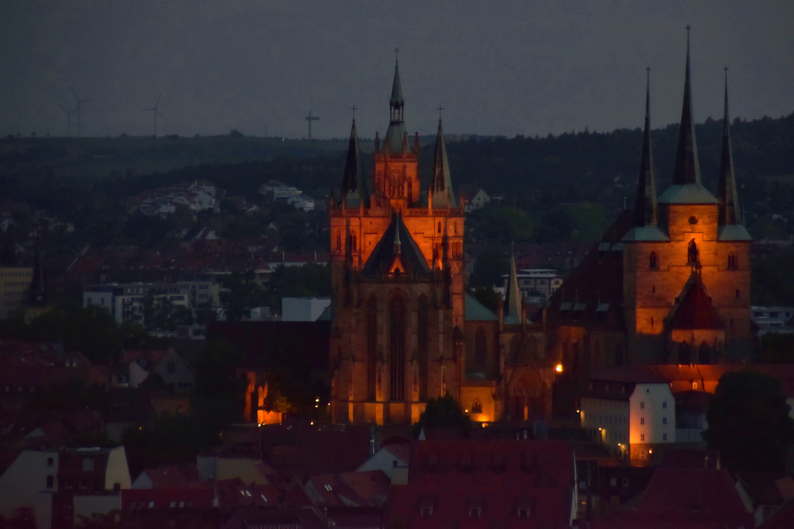 Abend in Erfurt