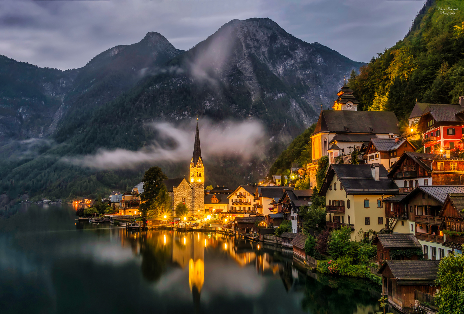 Abend in Hallstatt 