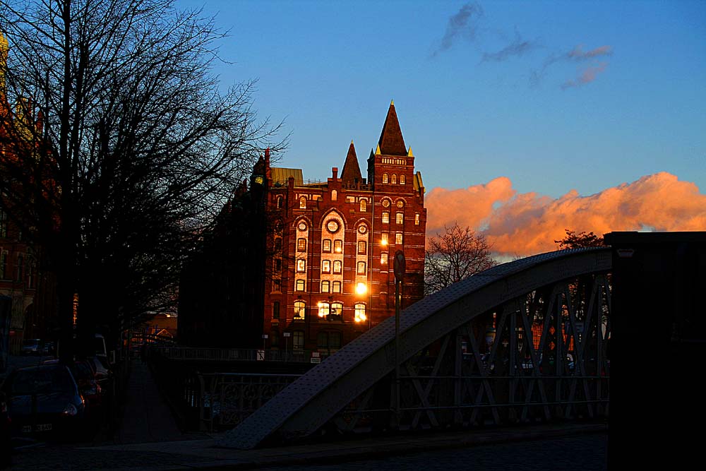 Abend in Hamburg