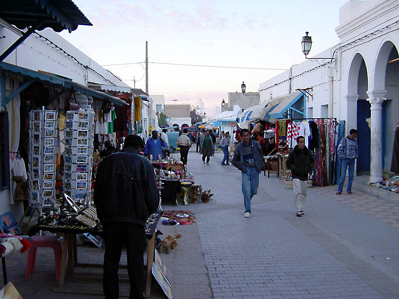 Abend in Midoun, Djerba