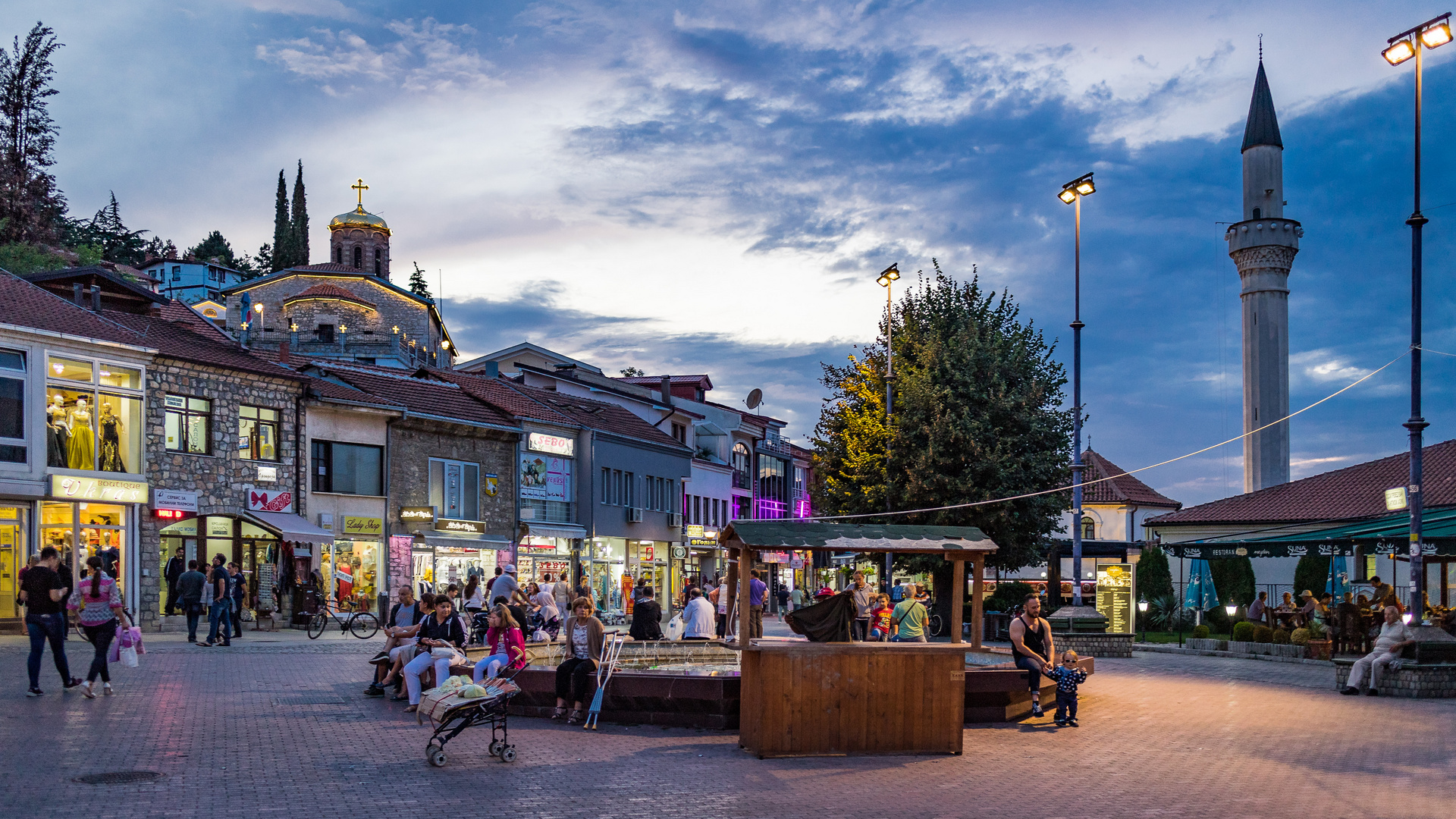 Abend in Ohrid