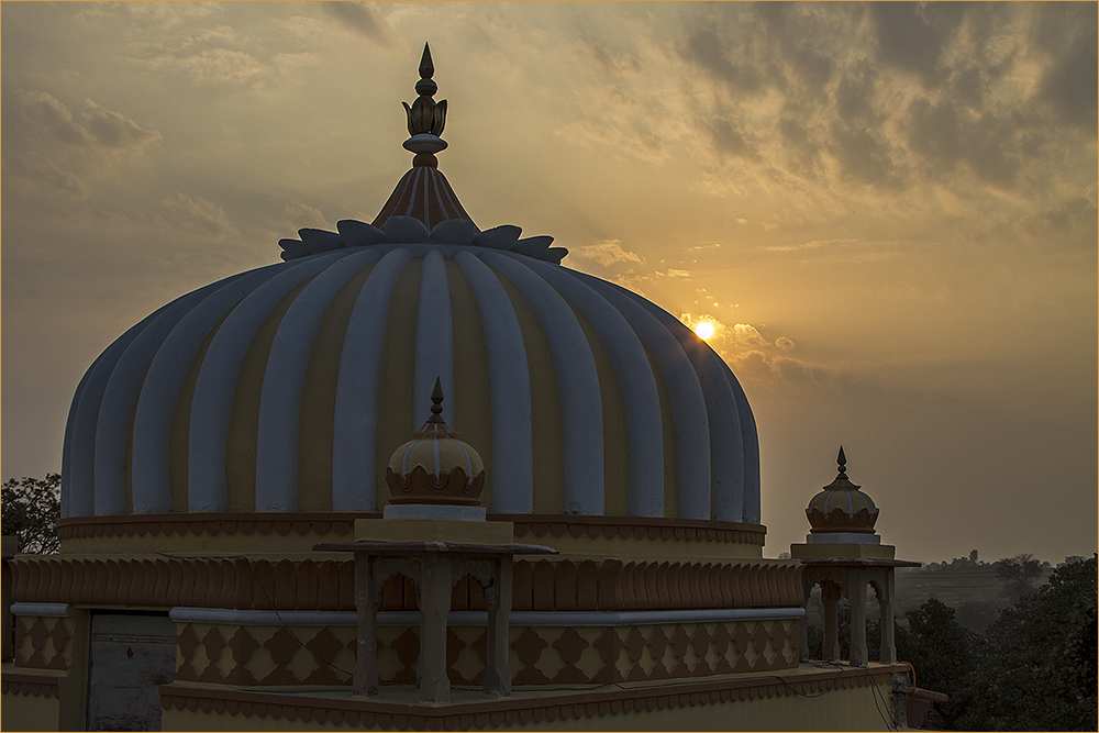 Abend in Orchha