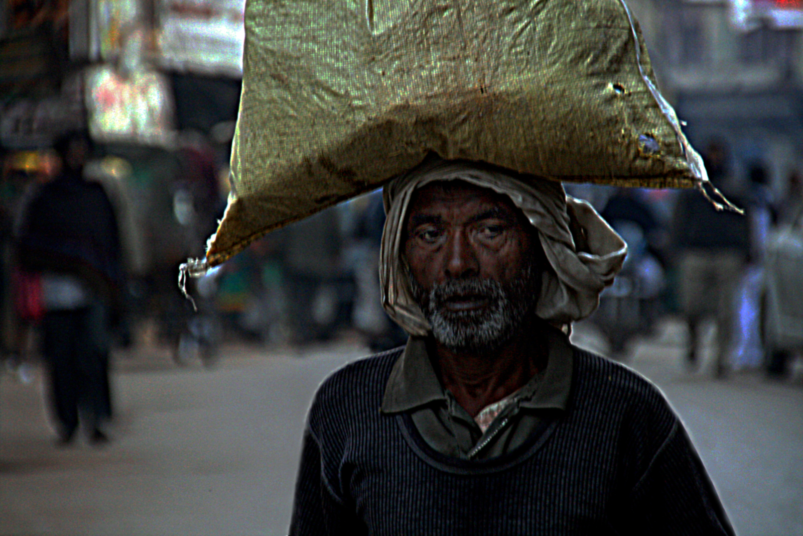 Abend in Varanasi, Indien