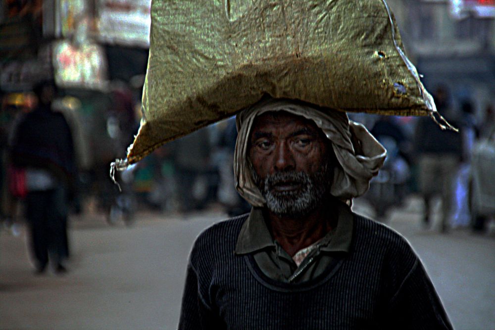 Abend in Varanasi, Indien