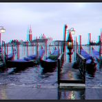 Abend in Venedig [3D Anaglyphe]