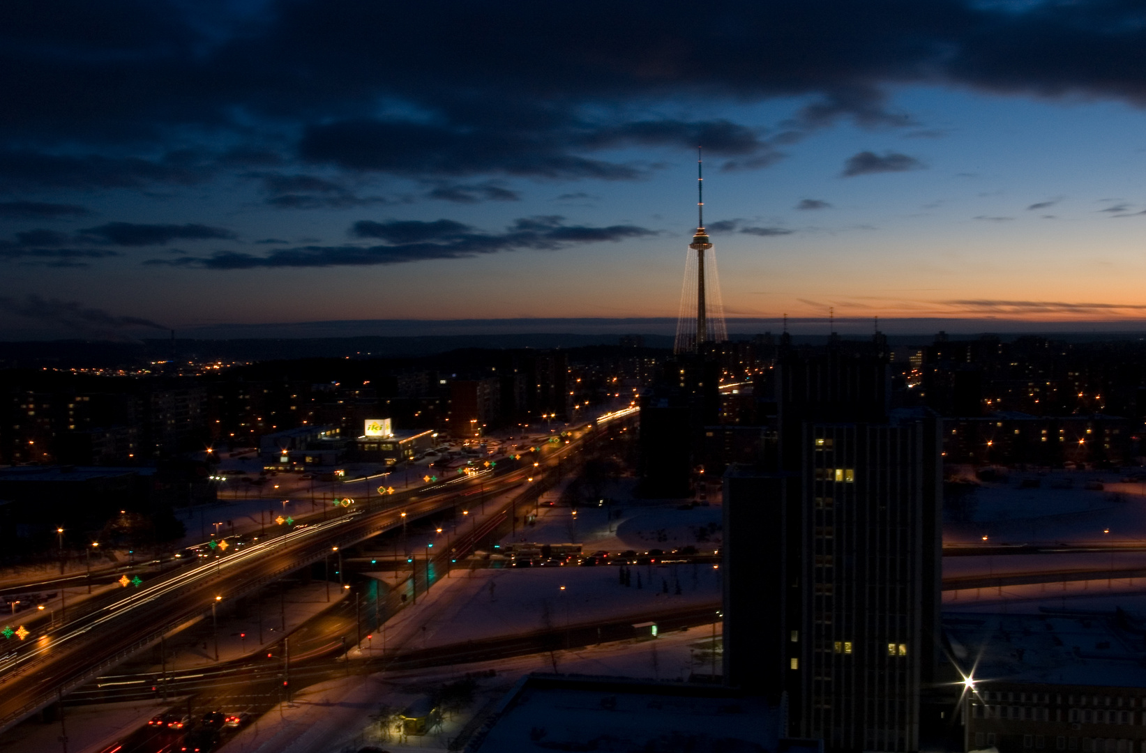 Abend in Vilnius