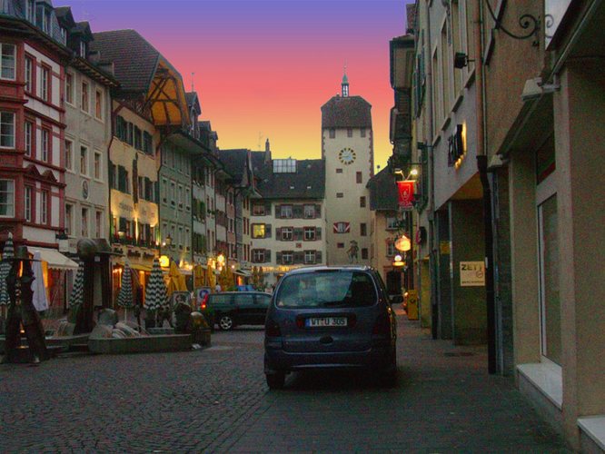 Abend in Waldshut