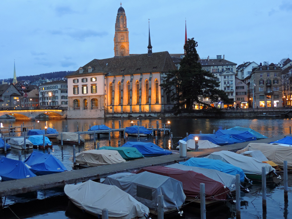 Abend in Zürich