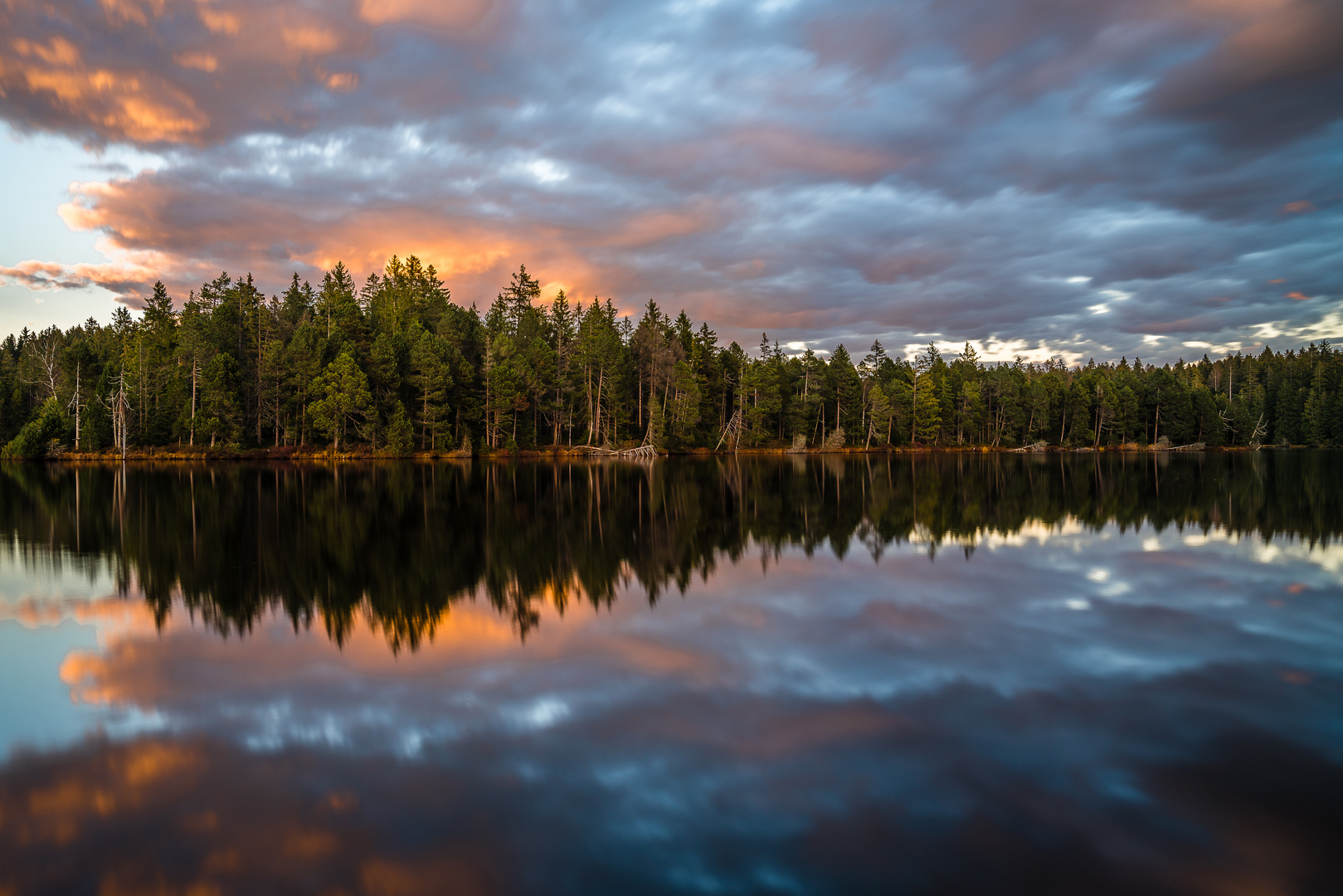 Abend Lac de La Gruyère