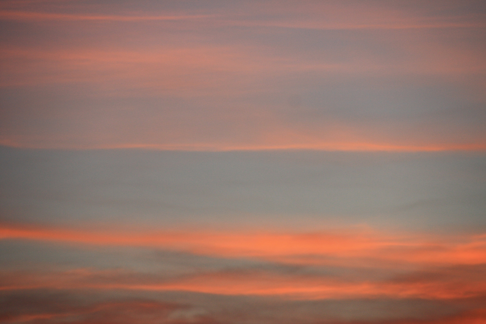 Abend-Orange am See