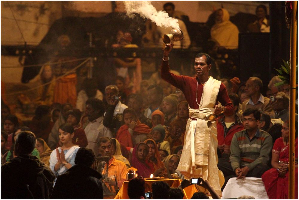 Abend-Puja in Varanasi 4