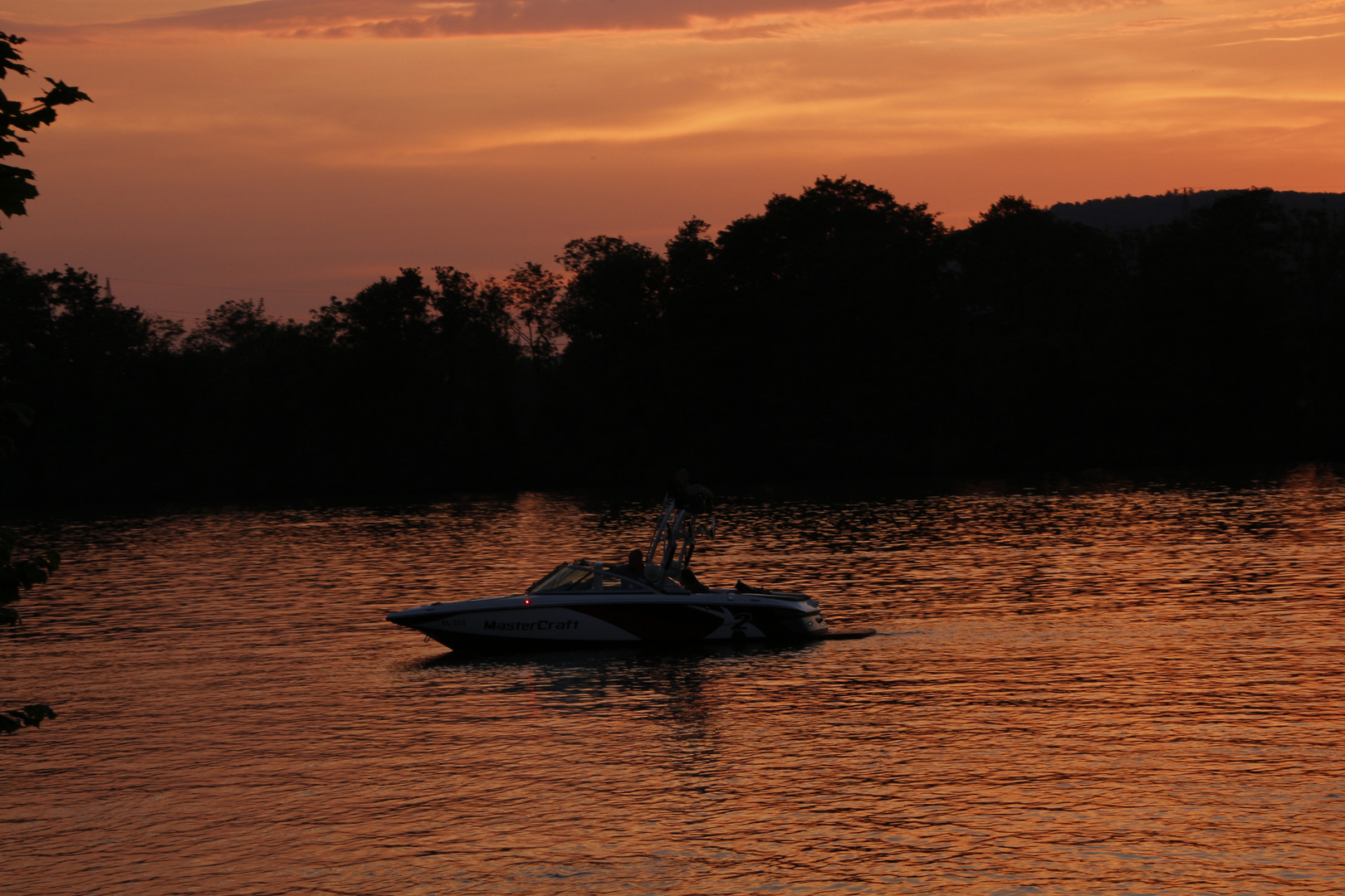 Abend Romantik im Boot