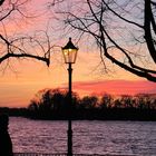 Abend Spaziergang am See