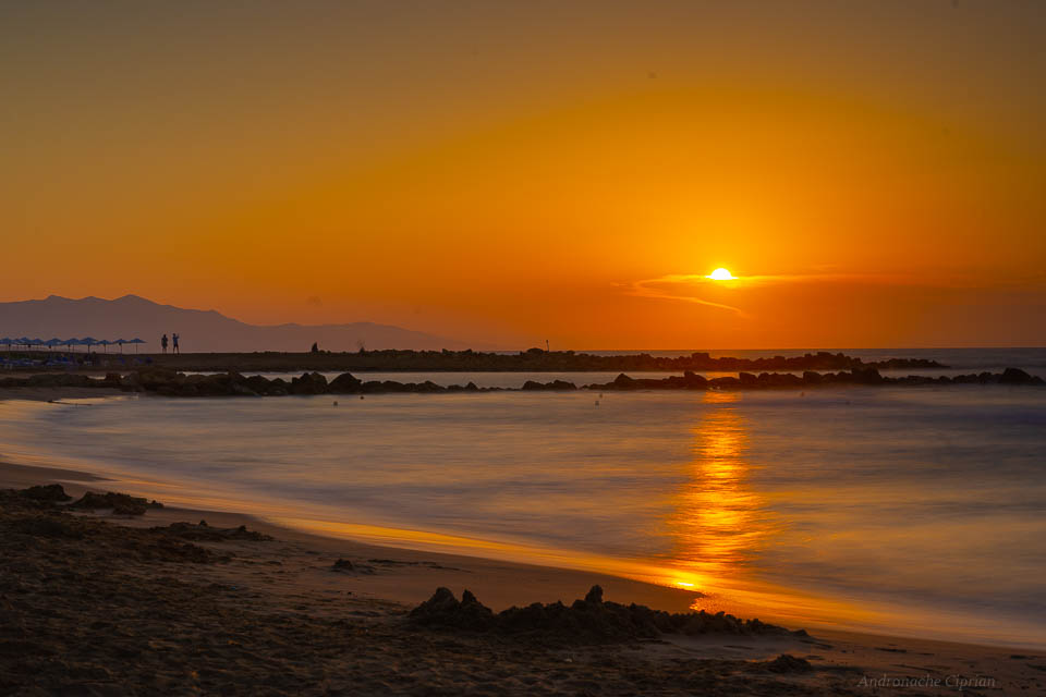 Abend Stimmung am Strand 