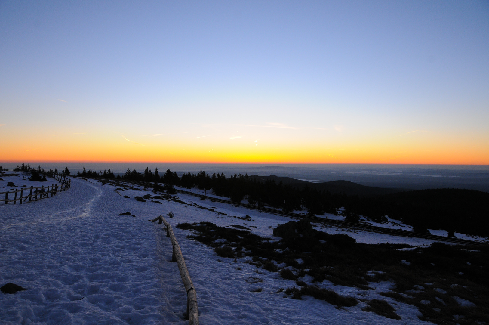 Abend-Stimmung auf dem Brocken 