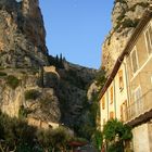 Abend Stimmung in Moustiers-Sainte-Marie