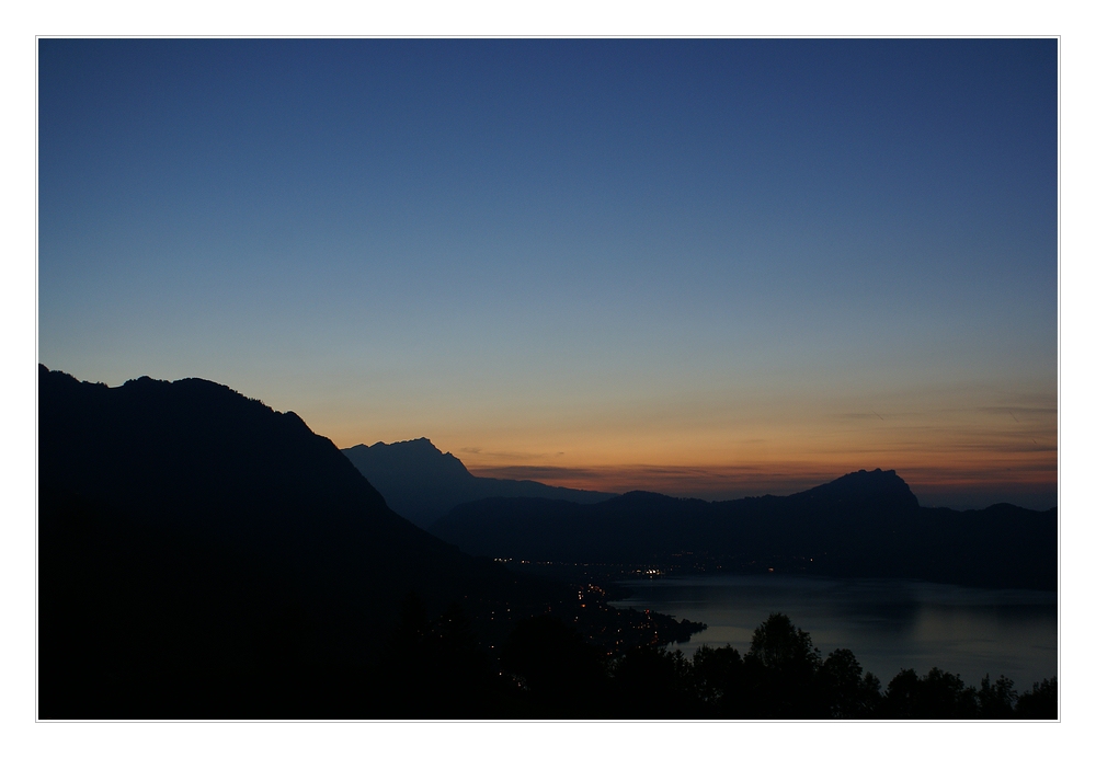 Abend über Beckenried