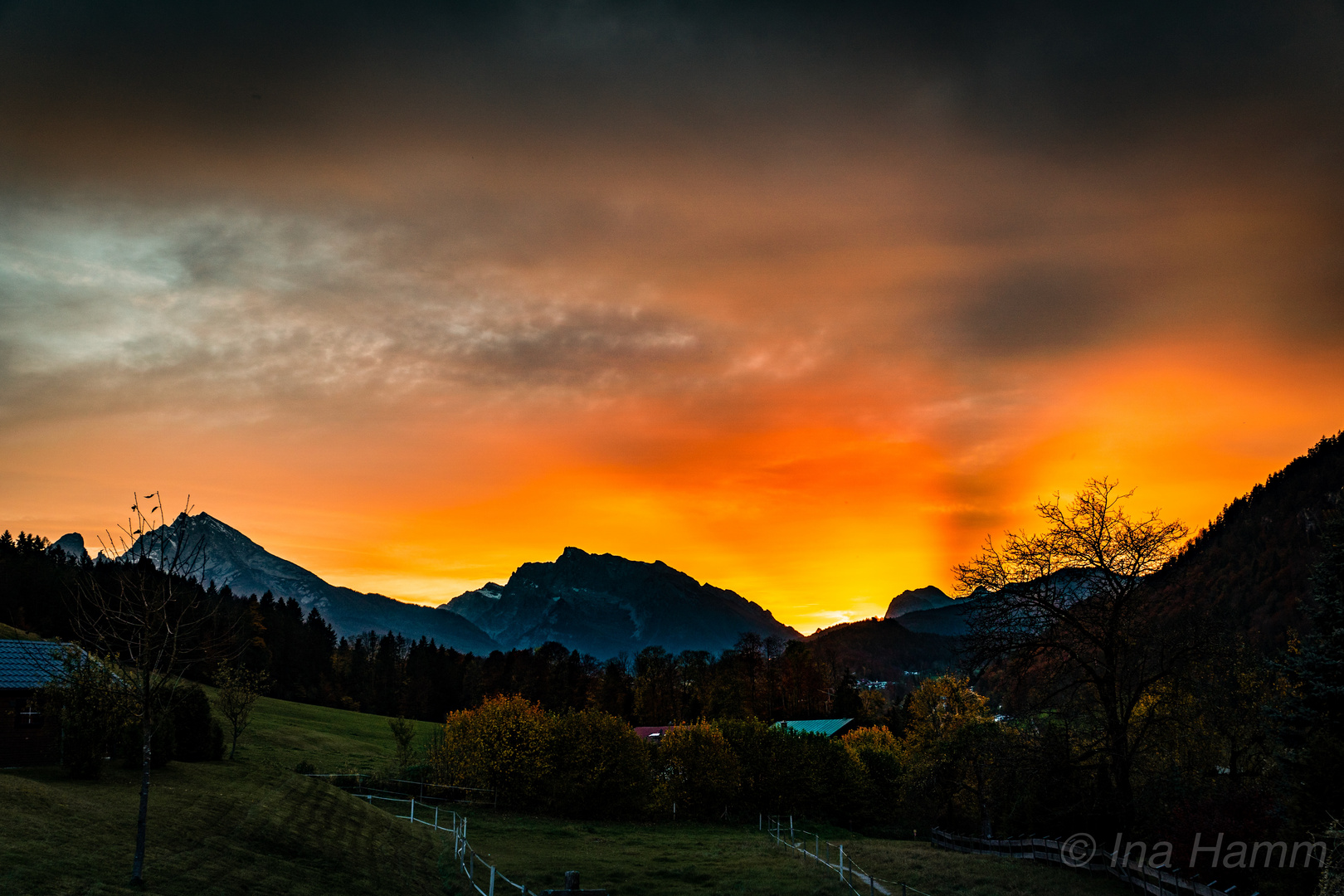 Abend über Berchtesgarden