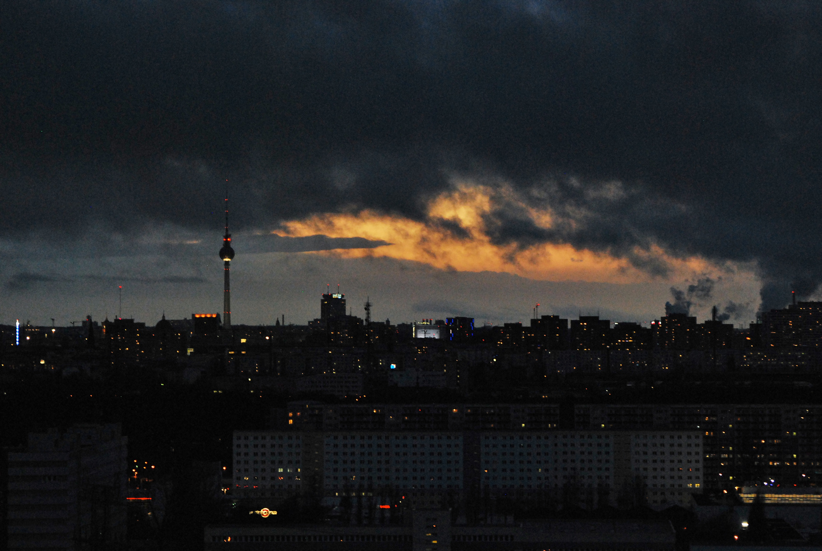 Abend über Berlin