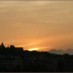 Abend über Budapest